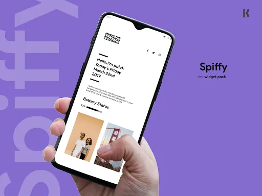 Spiffy kwgt Screenshots