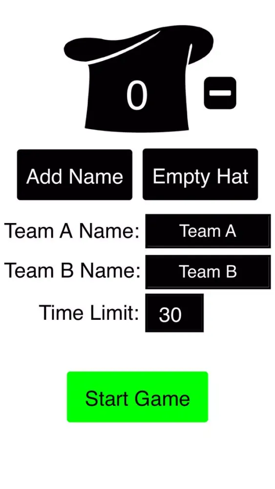 Names In The Hat - Fun Party Game Ekran Görüntüleri
