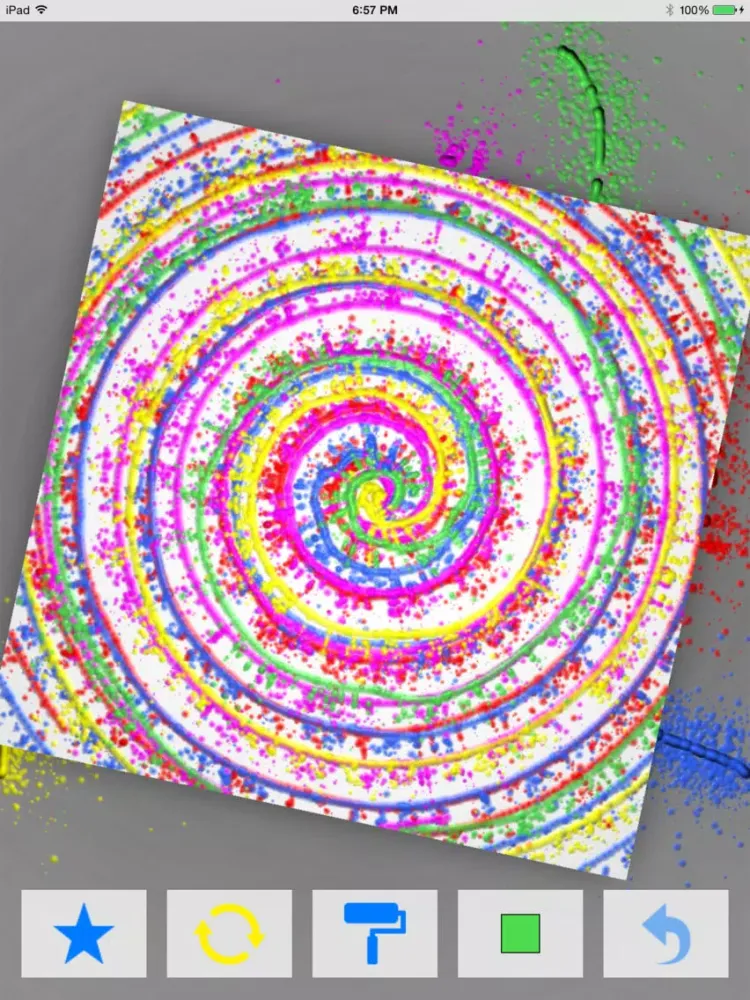Capturas de tela do SpinArt Free iPad 