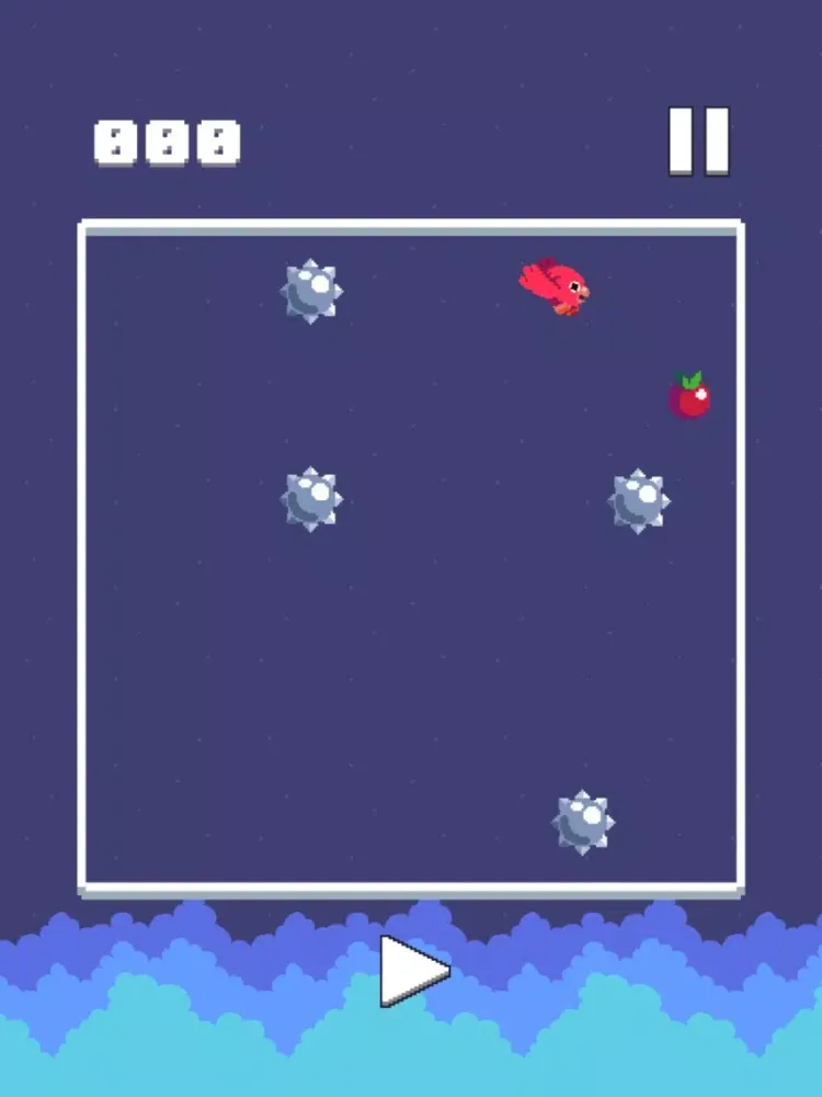 Capturas de tela do Spinny Bird - 1 Button Madness iPad 