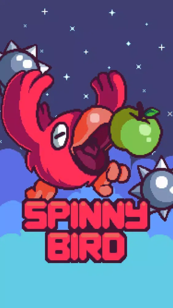 Capturas de tela do Spinny Bird - 1 Button Madness
