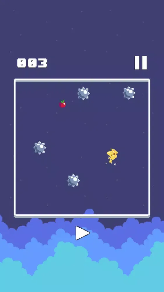 Capturas de tela do Spinny Bird - 1 Button Madness
