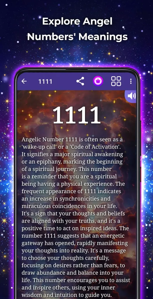 Screenshot di Angel Numbers Meaning