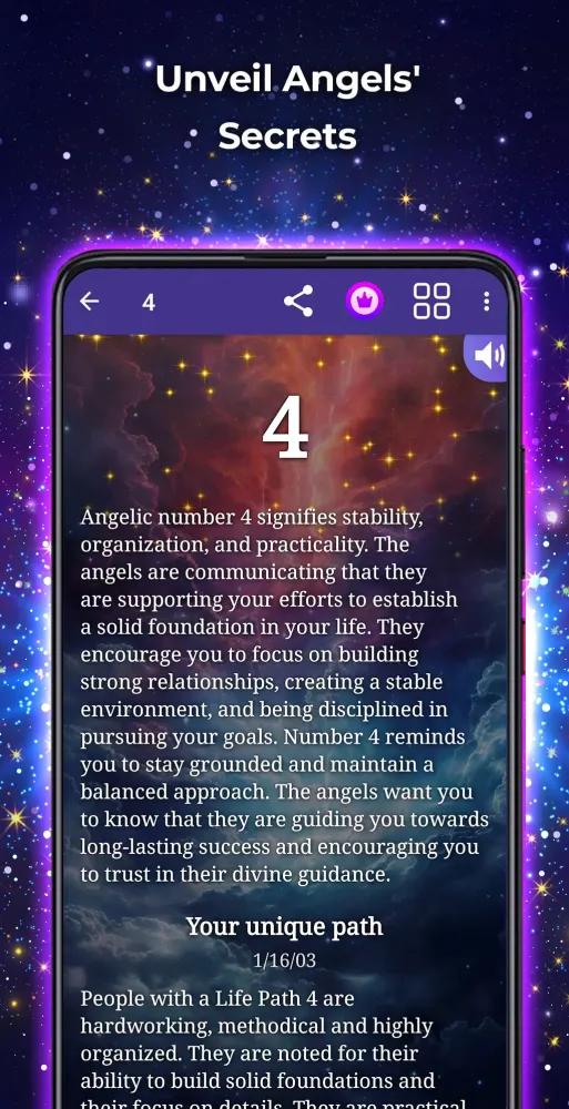 Screenshot di Angel Numbers Meaning