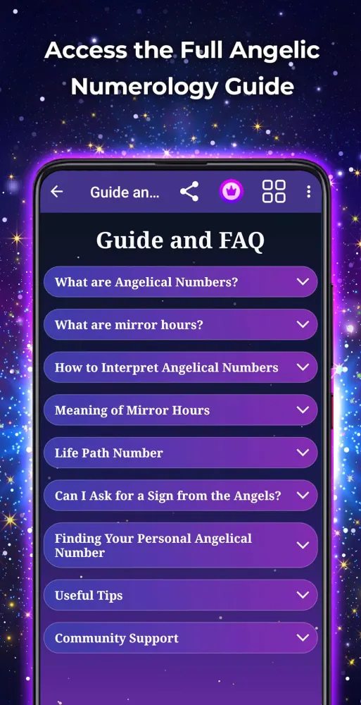 Screenshot di Angel Numbers Meaning