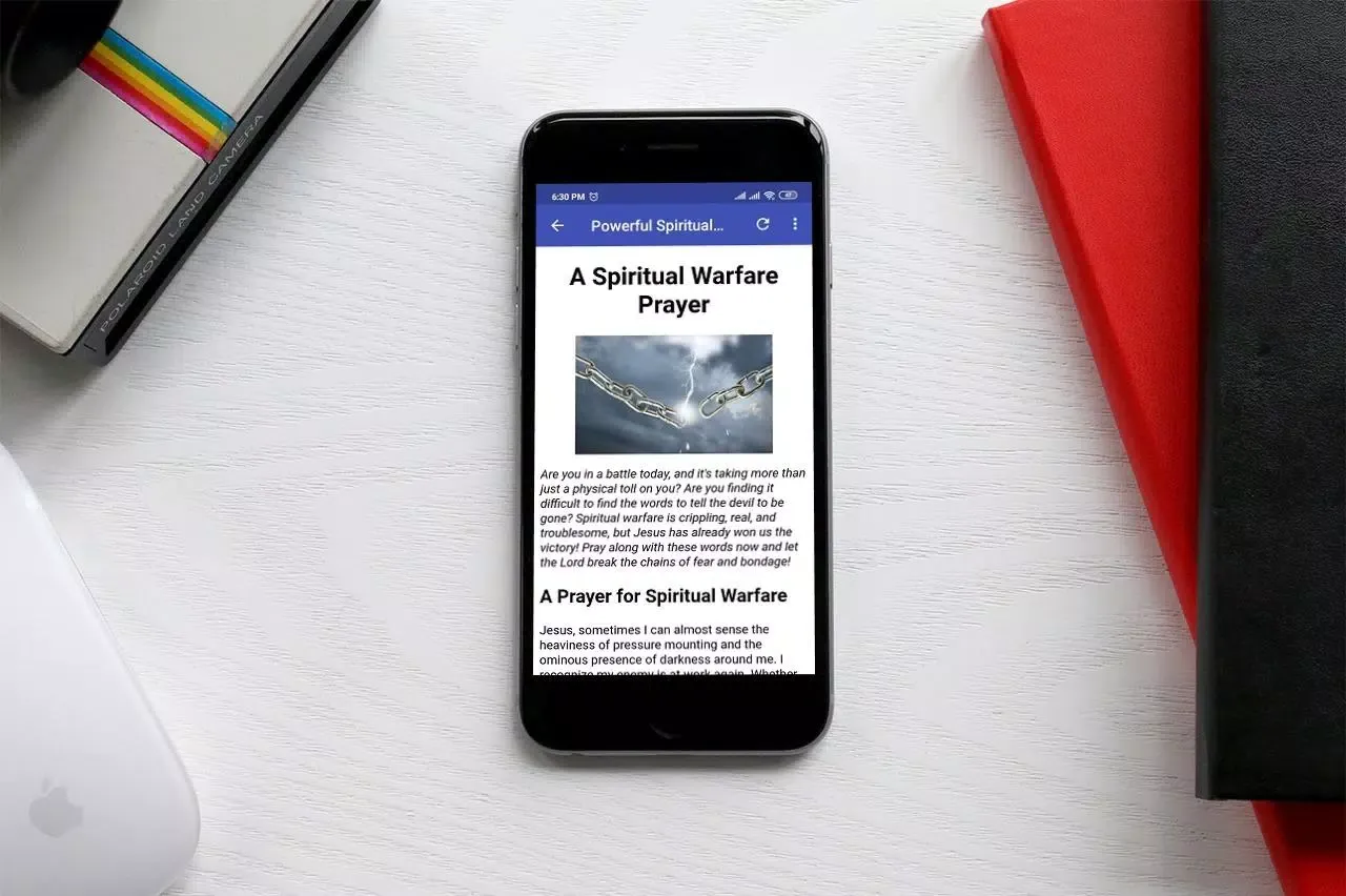 Tangkapan layar Spiritual Warfare Prayers