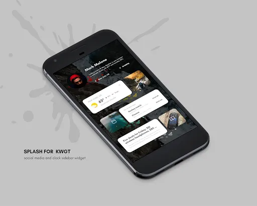 Capturas de tela do Splash for KWGT