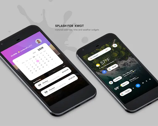 Capturas de tela do Splash for KWGT