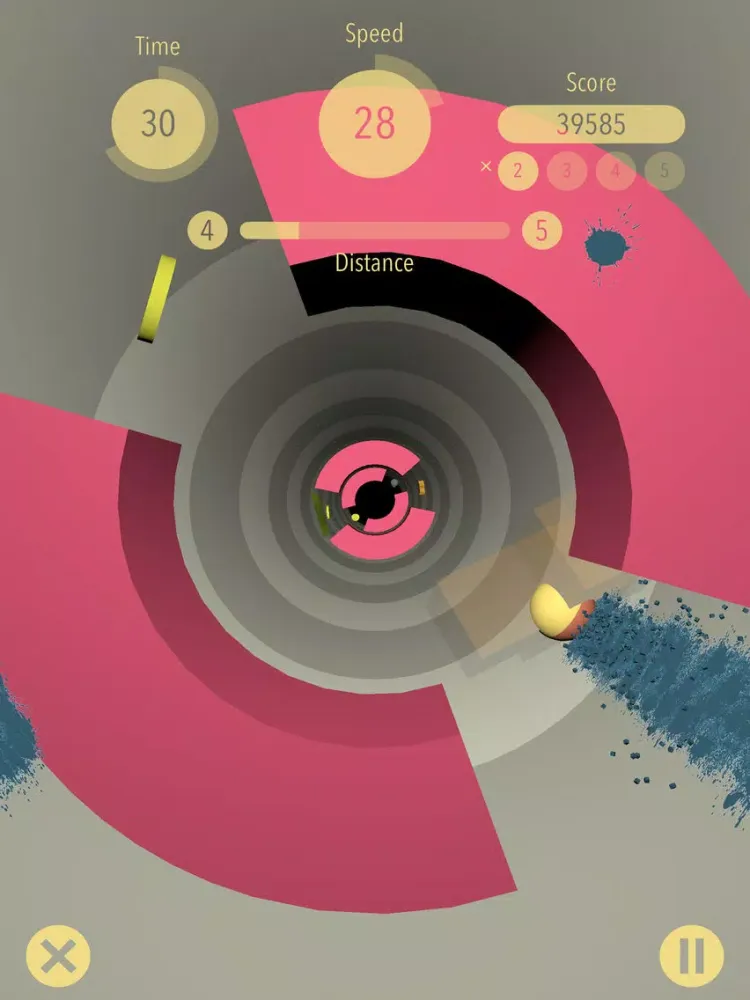 Captures d'écran de Splashy Ball Tunnel Rush iPad 