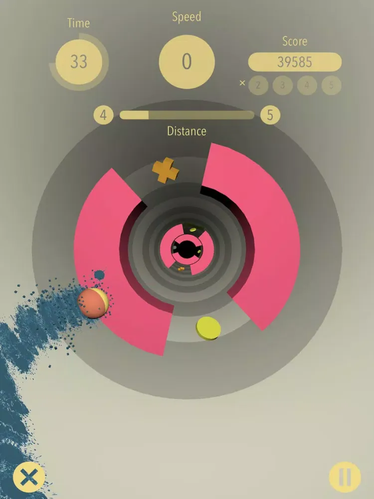 Captures d'écran de Splashy Ball Tunnel Rush iPad 