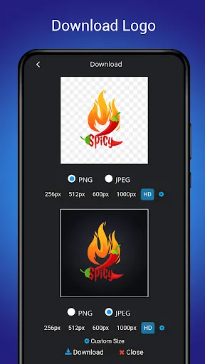 Capturas de tela do Logo maker Design Logo creator