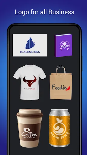 Capturas de tela do Logo maker Design Logo creator