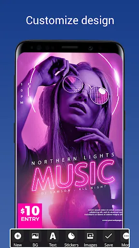 Capturas de tela do Poster Maker & flyer maker app