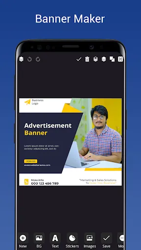 Capturas de tela do Poster Maker & flyer maker app
