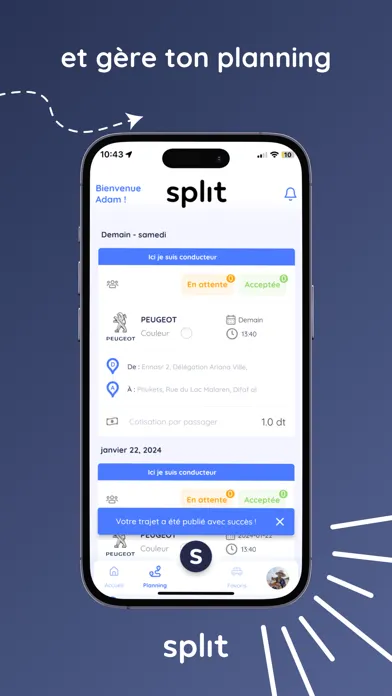 تصاویر Split - Partagez vos trajets