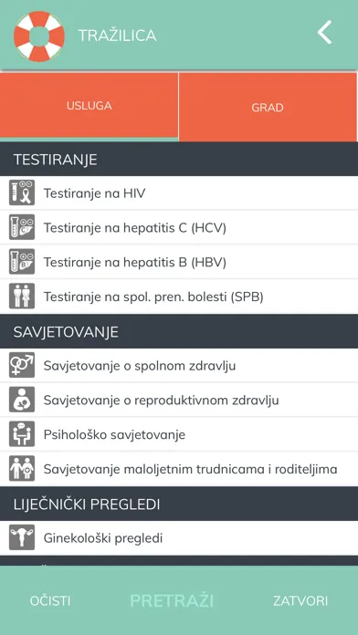 Скриншоты Spolno zdravlje