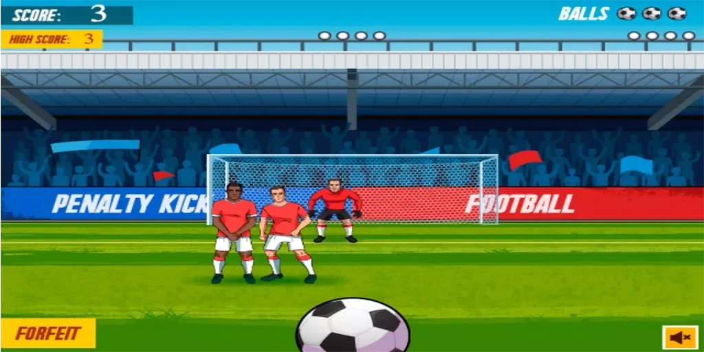 Penalty Kick Soccer Game スクリーンショット