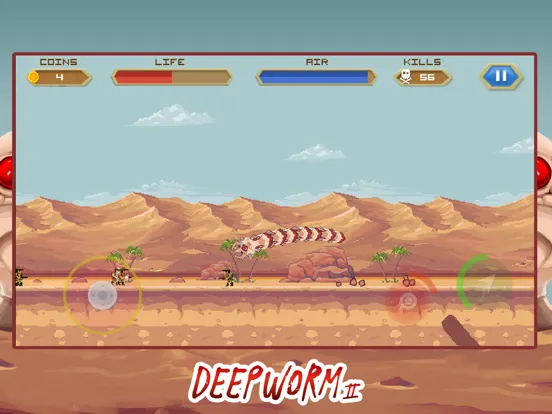 Deep Worm 2 Earthworm Dinosaur iPad  سکرین شاٹس