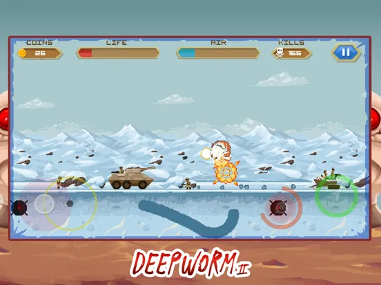Deep Worm 2 Earthworm Dinosaur iPad  سکرین شاٹس