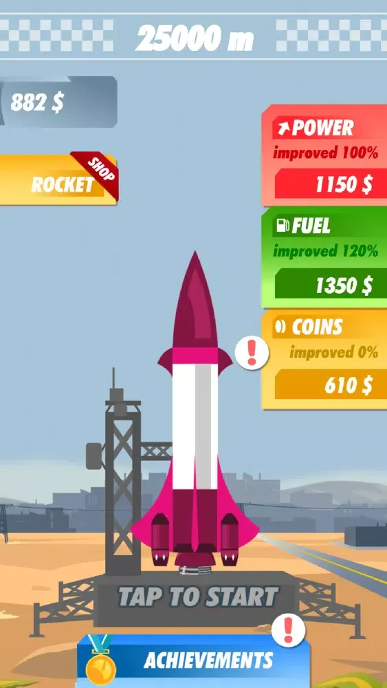 Rocket Race Sky Conquest Screenshots