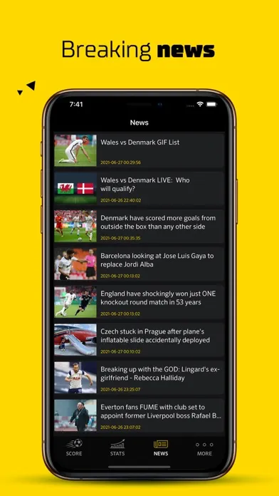 Live Score Football Scores স্ক্রিনশট