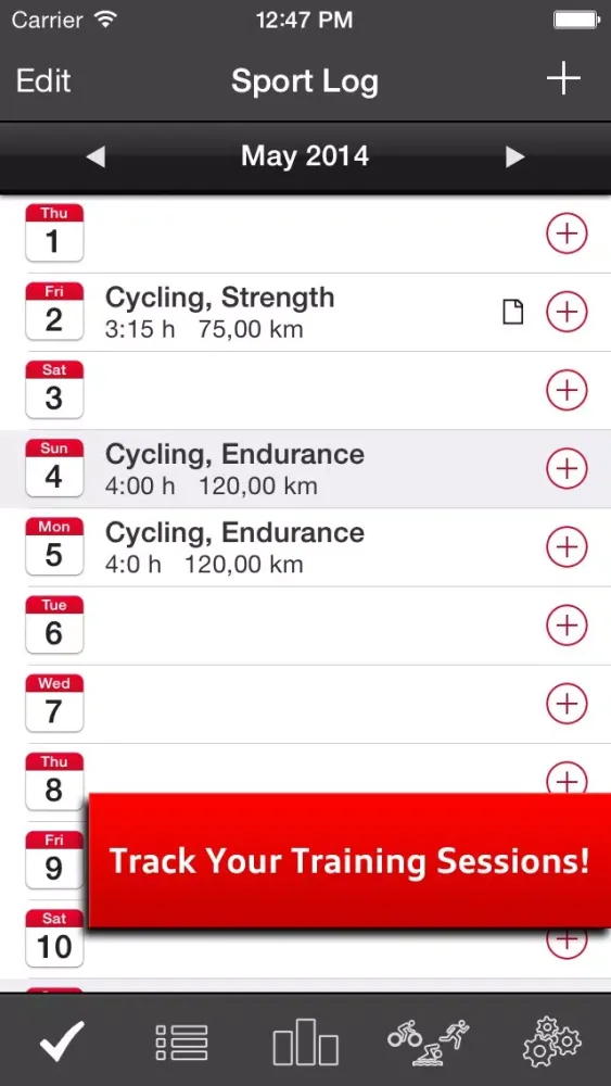 Sport Log Ultimate Pro - Plan, log, analyse and export training and fitness Ekran Görüntüleri