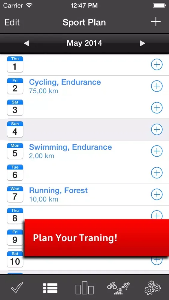 Sport Log Ultimate Pro - Plan, log, analyse and export training and fitness Ekran Görüntüleri