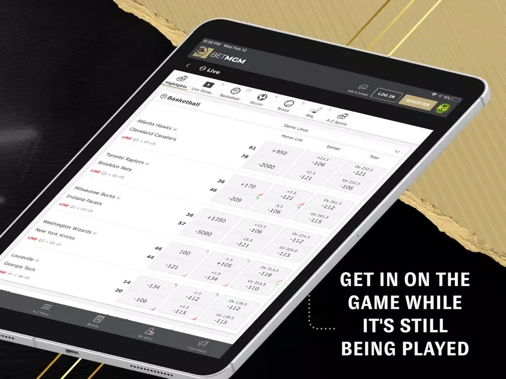 BetMGM Sports - West Virginia iPad 应用截图