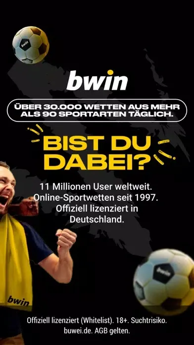 bwin – Sportwetten App應用截圖