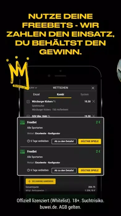bwin – Sportwetten App應用截圖