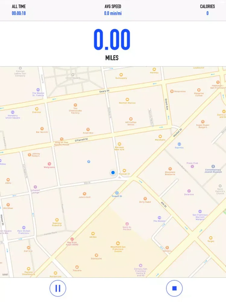 Captures d'écran de Sports Tracker Running iPad 