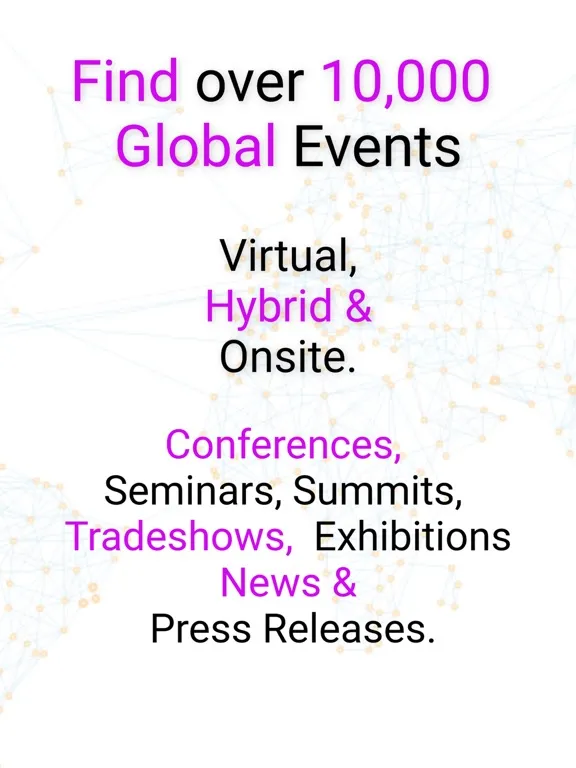 Industry Events iPad  Ekran Görüntüleri