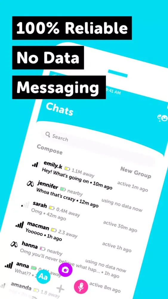 Litechat - No Data Messaging Ekran Görüntüleri