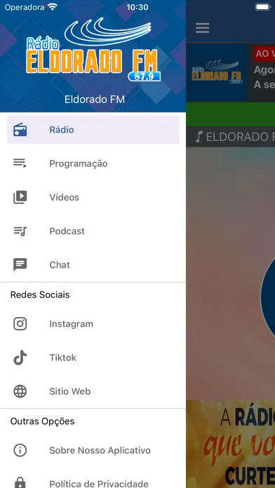 Rádio Eldorado FM 87.9 Ekran Görüntüleri