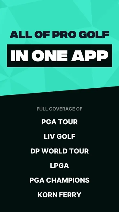 GLF: Golf Live Scores & News Ekran Görüntüleri