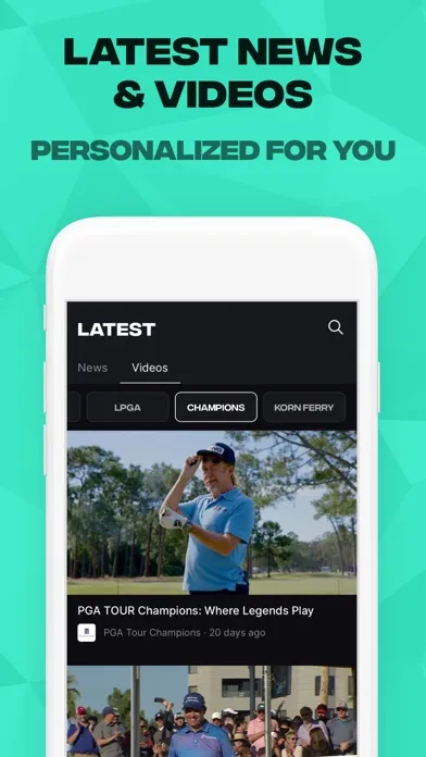 GLF: Golf Live Scores & News Ekran Görüntüleri