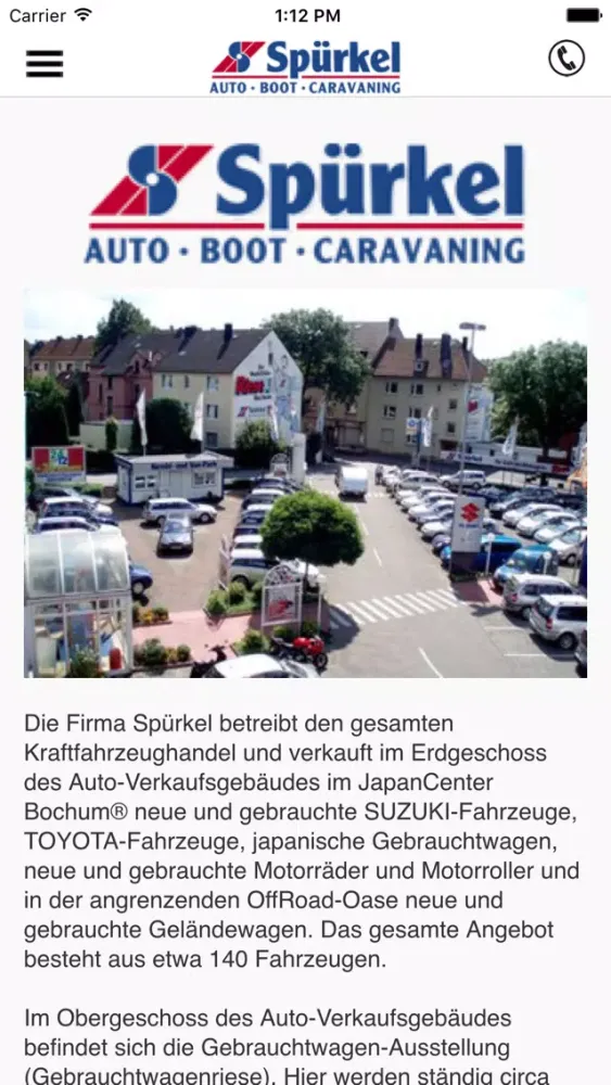 Capturas de pantalla de Auto Spürkel GmbH & Co.KG