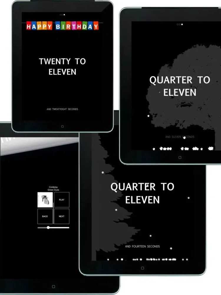 Clock 'Klok' - Casual Time Indication iPad  Screenshots