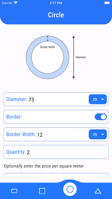Capturas de pantalla de Square Meters Calculator Pro