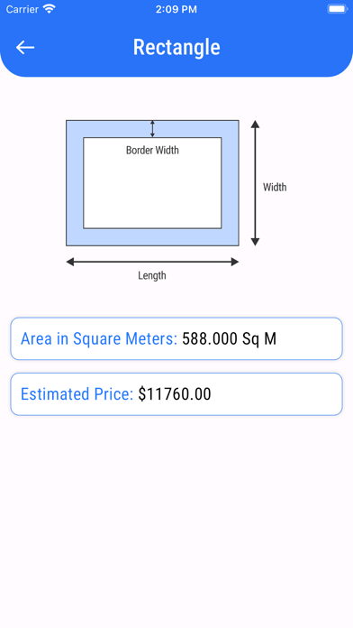 Capturas de pantalla de Square Meters Calculator Pro