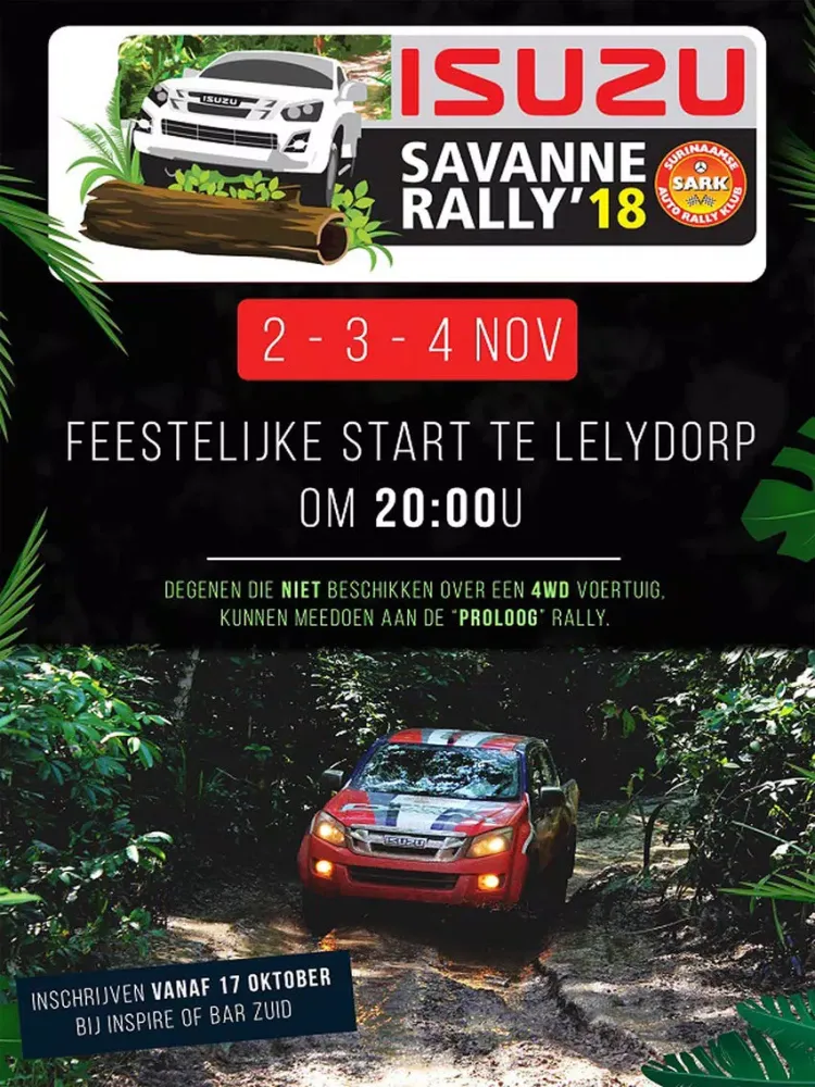 Savanne Rally 2018 iPad  স্ক্রিনশট