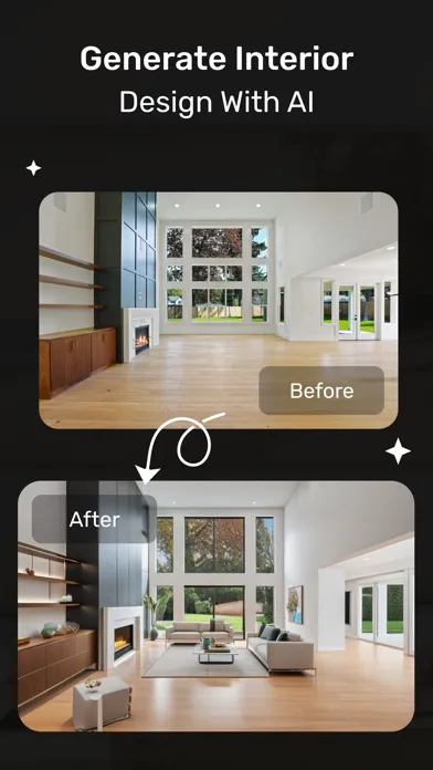 ภาพหน้าจอของ Home Plan - AI Interior Design