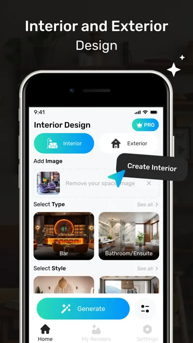 ภาพหน้าจอของ Home Plan - AI Interior Design