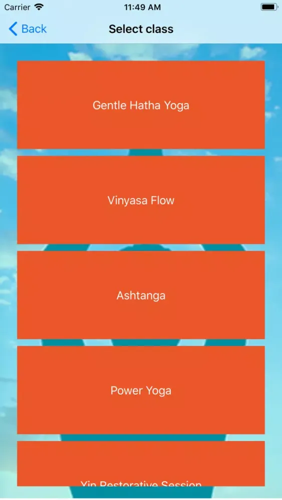 Capturas de pantalla de Namaste Yoga Studio