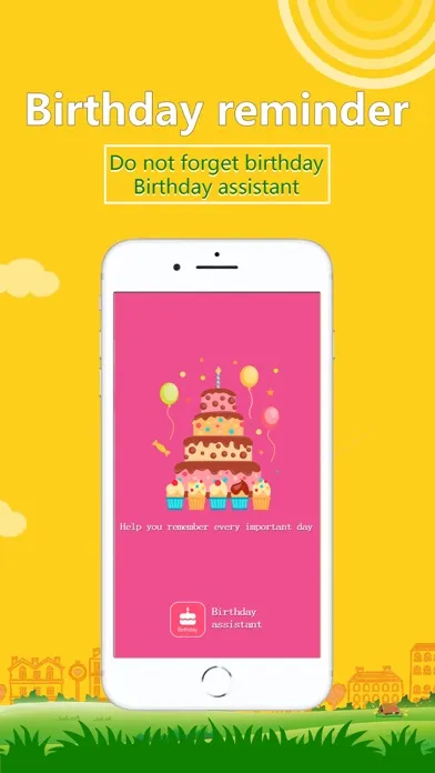 ภาพหน้าจอของ Birthday assistant app