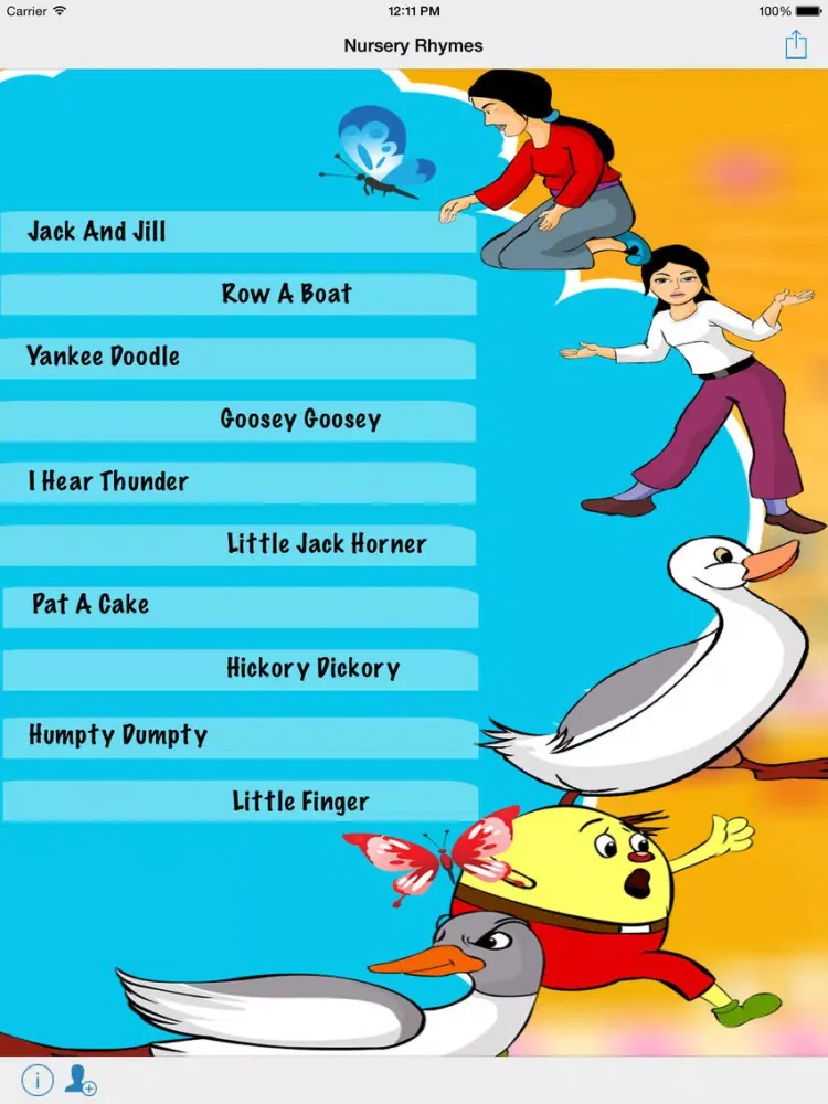 Screenshot di Nursery Rhymes Vol-2 iPad 