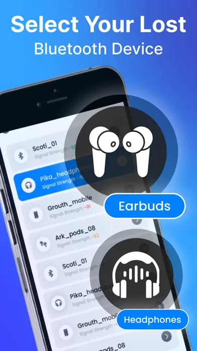 Capturas de tela do Find Bluetooth Device: Scanner