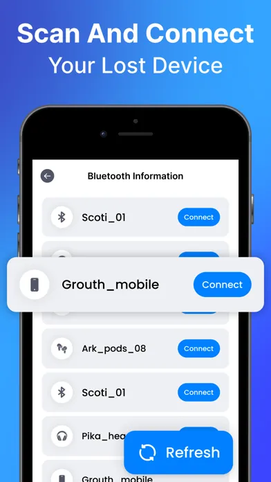 Capturas de tela do Find Bluetooth Device: Scanner