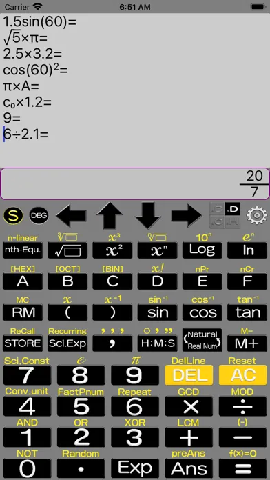 ภาพหน้าจอของ sci.calculator
