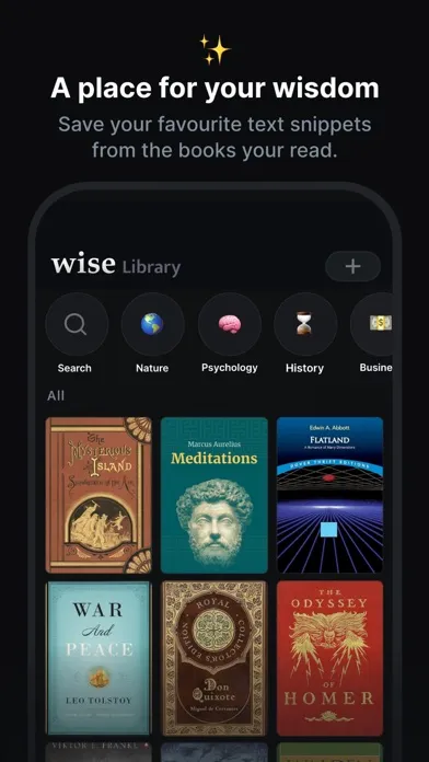 Tangkapan skrin Wise - AI Bookmark